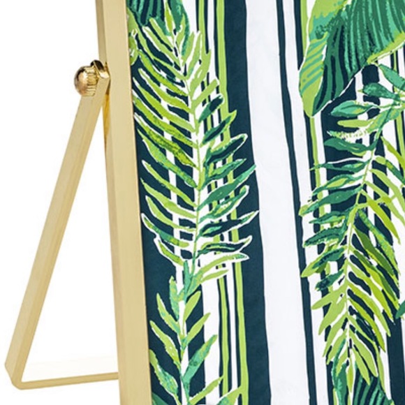 Lilly Pulitzer Picture Frame Gold Vine Life Tropical Palm Leaves Host Gift NWT - Picture 3 of 5